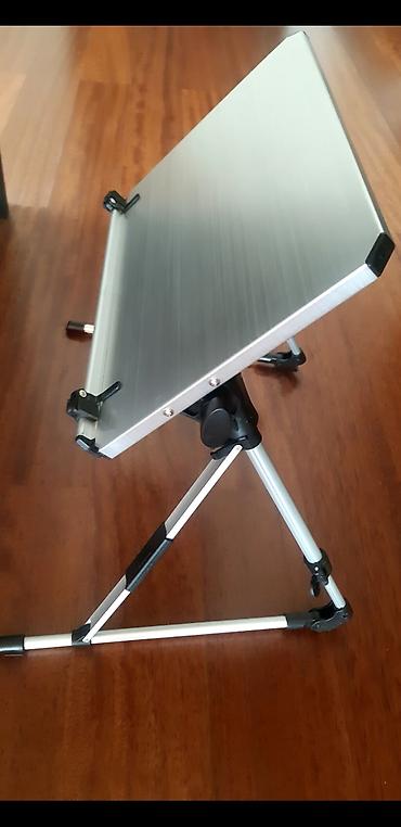 mini proyektorlar: Alüminium portativ noutbuk/stend – tənzimlənən bucaq və hündürlük - — 2