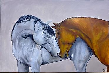 туп: Портреты ваших лошадей на заказ по фото. Любые размеры 🐎Размер 40×50 — 1