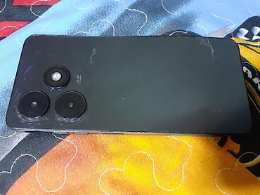 modem 4 antenas: Tecno Spark 10C, 128 GB, rəng - Qara, Qırıq — 2