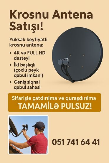 peyk antenasi: Peyk antenalarının quraşdırılması