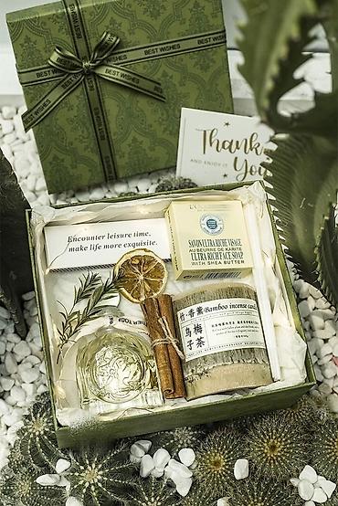 Подарки и сувениры: Набор Green Bamboo (Зеленый бамбук) • Подарочная коробка • — 5