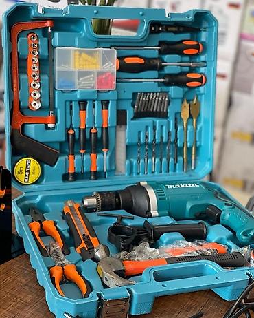 Makita HP1630 zərbəli matkap və çoxfunksiyalı alət dəsti lalafo.az -da Makita HP1630 zərbəli matkap və çoxfunksiyalı alət dəsti