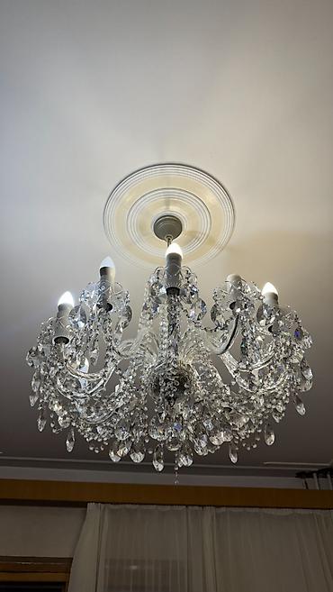 bra isiqlar: Çılçıraq, 8 lampa, Xrustal — 3
