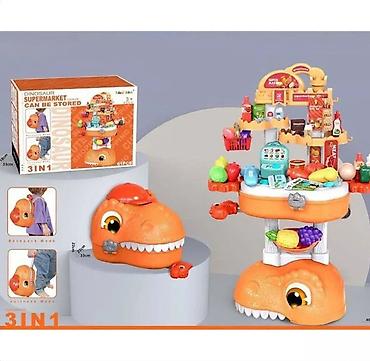 zeleni deda mraz: Dino market u rancu za dečake 🦖 3u1 dino set za maštovitu igru! Ovaj — 1
