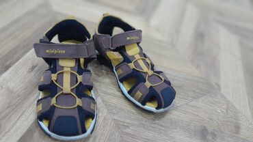 Детская обувь: Босоножки для мальчика желтые