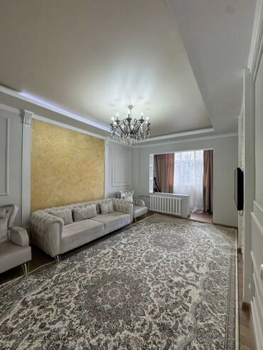 долгосрочная аренда квартир в бишкеке: 4 бөлмө, 79 кв. м, 106-серия, 3 кабат, Дизайнердик ремонт