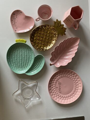 Посуда: Продаются красивые декоративные тарелочки, керамические, разных форм — 4