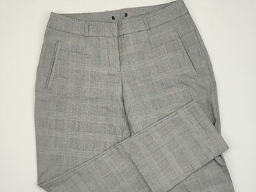 szara spódnice w kratę: Spodnie materiałowe, M, stan - Bardzo dobry