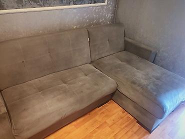 Divanlar: Künc divan, İşlənmiş, Bazalı, Parça — 2