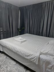 гостевой дом каракол: Студия, Душ кабинасы, Жаздык, жууркан-төшөк каптары, Кондиционер