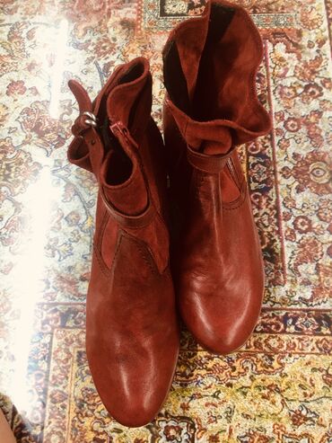 Çəkmələr: Qısaboğaz, Ölçü: 40.5, rəng - Qara, Yeni — 4