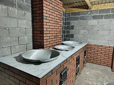 дизельный молот: Уличный/домашний комплекс барбекю из кирпича Функциональный печной — 7