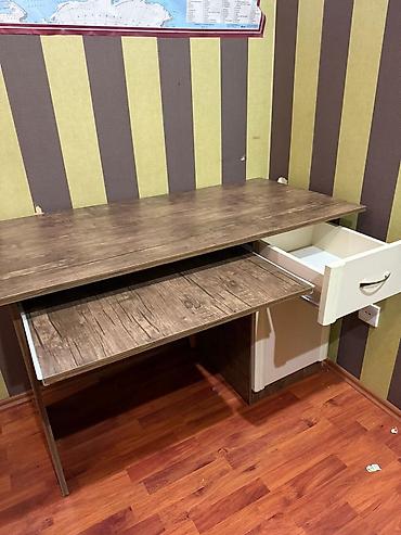 pərdə sifarişi: Düz masa, Polkalı, Siyirməli, Teksturalı laminat, Zəmanətsiz, Kredit yoxdur — 3