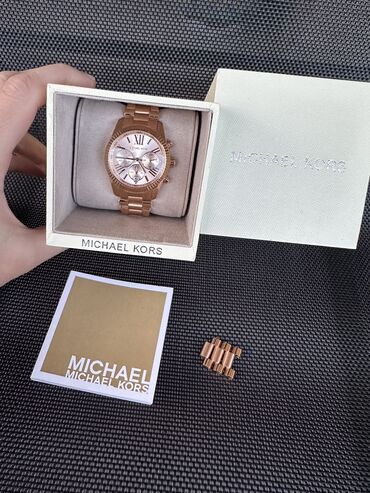 bluze za punije žene: Michael Kors MK7217 original zenski sat. Lexington model. Rose gold