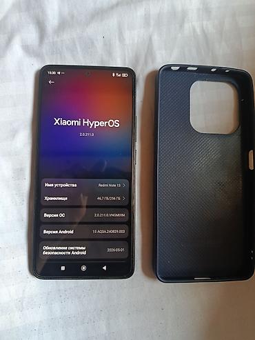 Redmi, Redmi Note 13, Б/у, 256 ГБ, цвет - Черный, 2 SIM