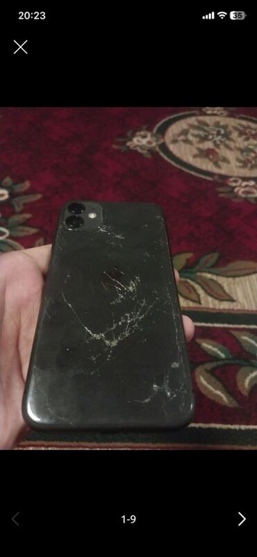 Apple iPhone: IPhone 11, 64 GB, Qara, Qırıq — 3
