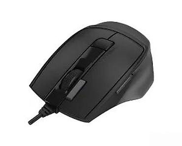 Kompjuterski miševi: Žičani optički miš za računar – crni - Ergonomski dizajn za — 15