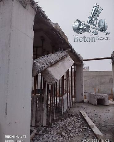 Beton işləri: #Betonkesme #betondeşmə Beton kubik kərpic - dən kəsim deşim — 3