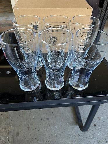 madam coco akcija: Set od 6 staklenih čaša za pivo – Coca‑Cola edicija - Materijal — 1