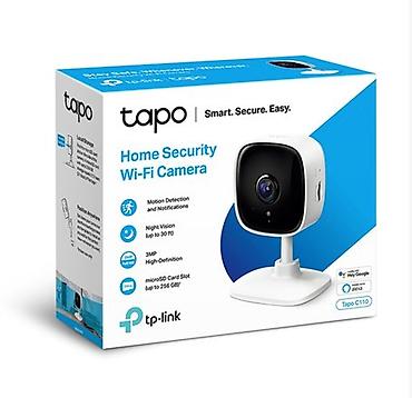Фото жана видеокамералар: IP-камера безопасности TP-Link Tapo C110 - Домашняя Wi‑Fi камера — 1