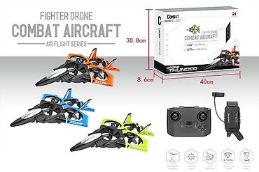tom: Avion R/C u tri boje – zelena, narandžasta, plava Dron‑avion sa — 1