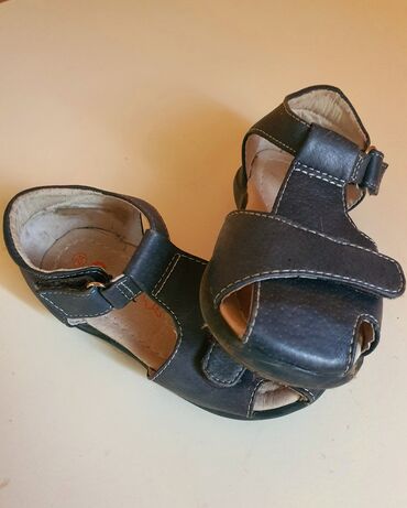 bele ravne sandale: Sandals, Size - 24