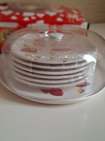 встроенная сушилка для посуды: Tort və şiriniyyat qabı, rəng - Ağ, Keramika