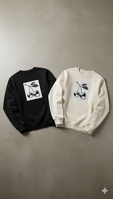 Толстовки: Світшоты унисекс с принтами - Фасон: классический свитшот с круглым — 6