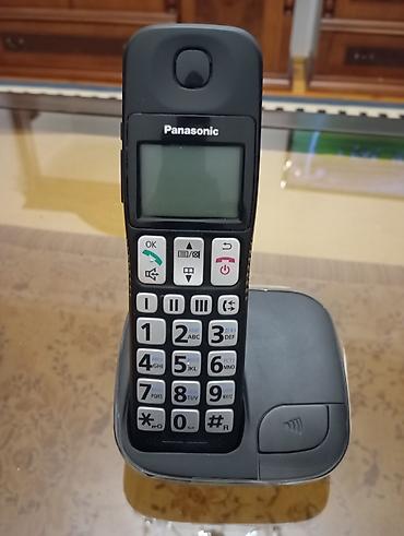 Panasonic simsiz ev telefonu və baza stansiyası - Brend: Panasonic -