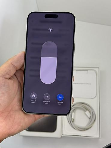 самсунг 24 с: IPhone 15 Pro Max, Б/у, 256 ГБ, Natural Titanium, Кабель, Коробка, 86 % — 4
