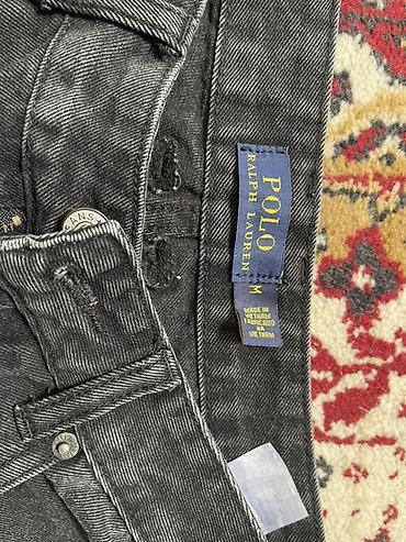 штаны поло: Мужские джинсы, M, Polo Ralph Lauren, Б/у, цвет - Черный, Платная доставка — 3