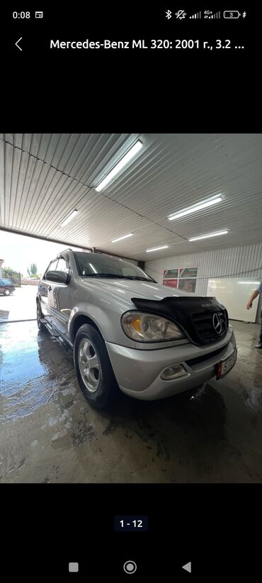 мерседес 280: Mercedes-Benz M-Class: 2001 г., 3.2 л, Автомат, Газ, Жол тандабас