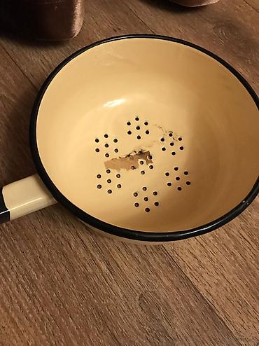 Другие аксессуары для кухни: Советский новый дуршлаг, эмалированный, плотный добротный и — 2