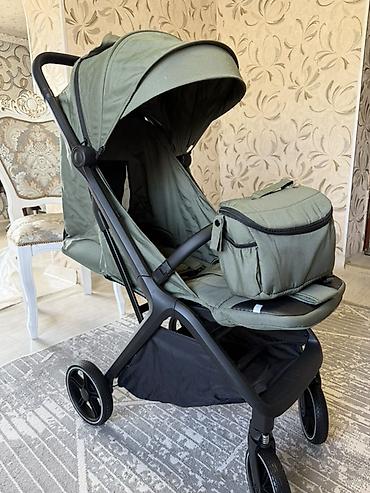 Прогулочная коляска Baby Stroller, модель S1, цвет хаки - Легкая