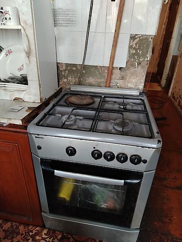 beko soba: Beko qaz plitəsi və elektrik sobası kombinə modeli - 4 gözlü qaz — 1