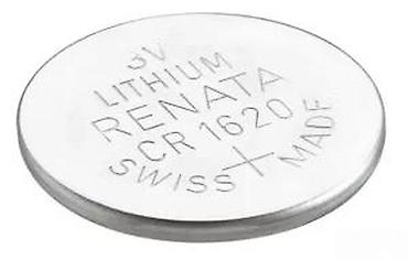 Baterije: Renata CR1620 litijumska dugmasta baterija – 3V - Tip: CR1620 — 16