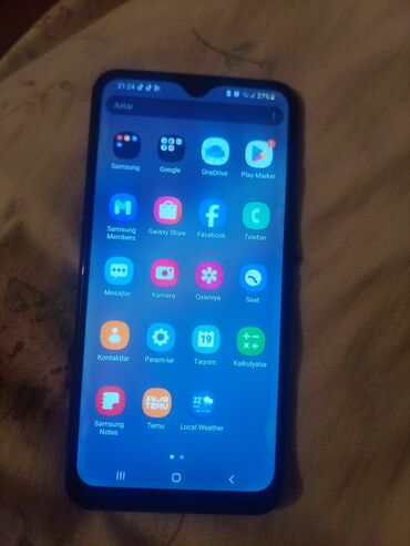 бу машинка стиральная: Samsung Galaxy A10s, 32 GB, rəng - Qara