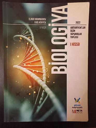 meta eynek: Məhsul: “Biologiya – Abituriyentlər üçün tapşırıqlar toplusu, I hissə” — 1