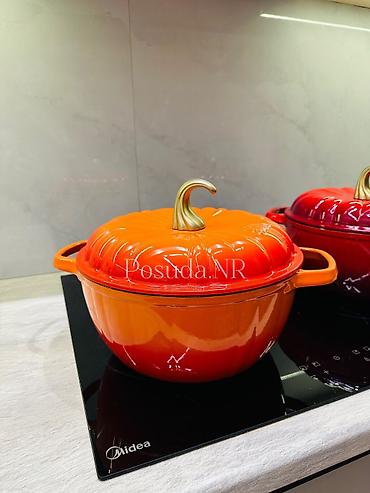 фрукты банан: 🎃 ЧУГУННЫЙ КАЗАН «ТЫКВА» — 7 Л 🔥 ПО АКЦИИ — ВСЕГО 4 990 СОМ! ✨ — 1