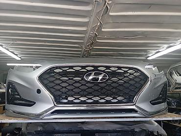 Передний бампер Hyundai с решёткой радиатора - Оригинальный передний