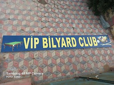 velosipet 29 luq: Bilyard abyetkt üstü plakat. uzunluqu 5m eni 80sm. az islenib — 3