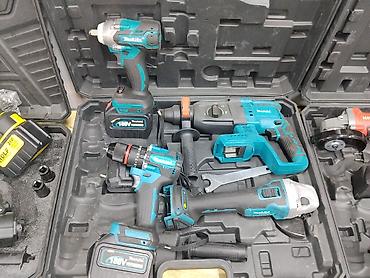 макита dga504rf: Набор аккумуляторного инструмента Makita 18V в кейсе. Состав — 2
