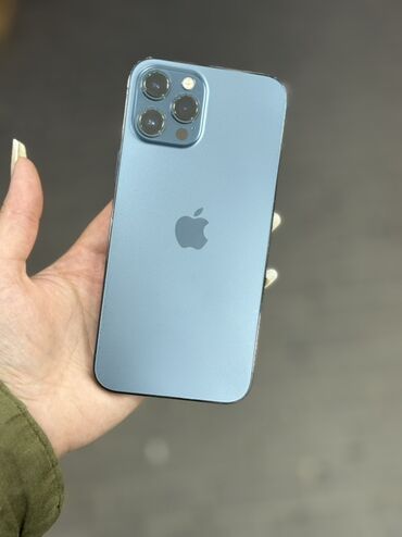 apple iphone 12 qiymeti: IPhone 12 Pro Max, 128 GB, Sierra Blue
