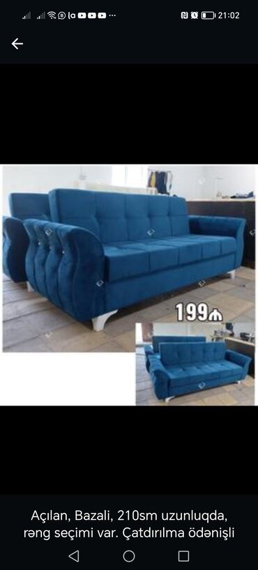 Divanlar: Divan, Yeni, Açılan, Bazalı, Parça, Ödənişli çatdırılma — 12