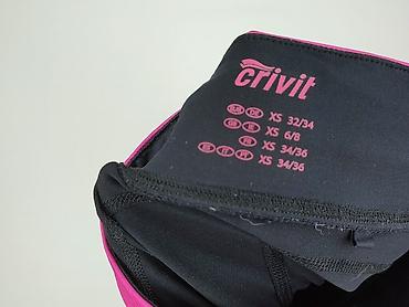 czarne dresy: Crivit, Legginsy Sportowe damskie, rozmiar XS — 5