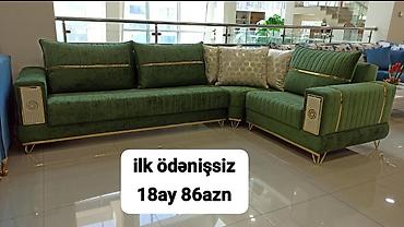 Divanlar: Künc divan kolleksiyası - Müasir dizaynlı L-şəkilli künc divanlar - — 56