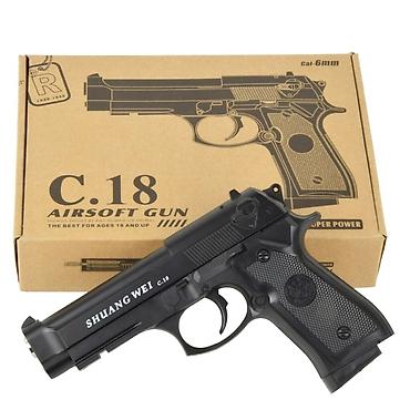 oyunca: Məhsul: SHUANG WEI C.18 Airsoft tapança Xüsusiyyətlər: - Kalibr: 6 mm — 3