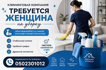слоган: Требуется Домработница, График: Гибкий график, Неполный рабочий день, Оплата: Ежедневно — 1
