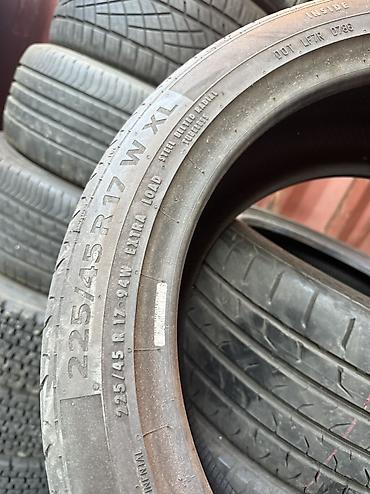 continental: Шины 225 / 45 / R 17, Лето, Б/у, Пара, Легковые, Китай, Continental — 4