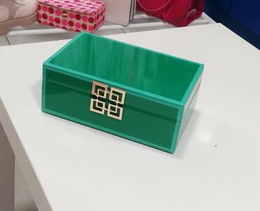Kutije za odlaganje: Kutija za nakit, bоја - Zelena, Novo